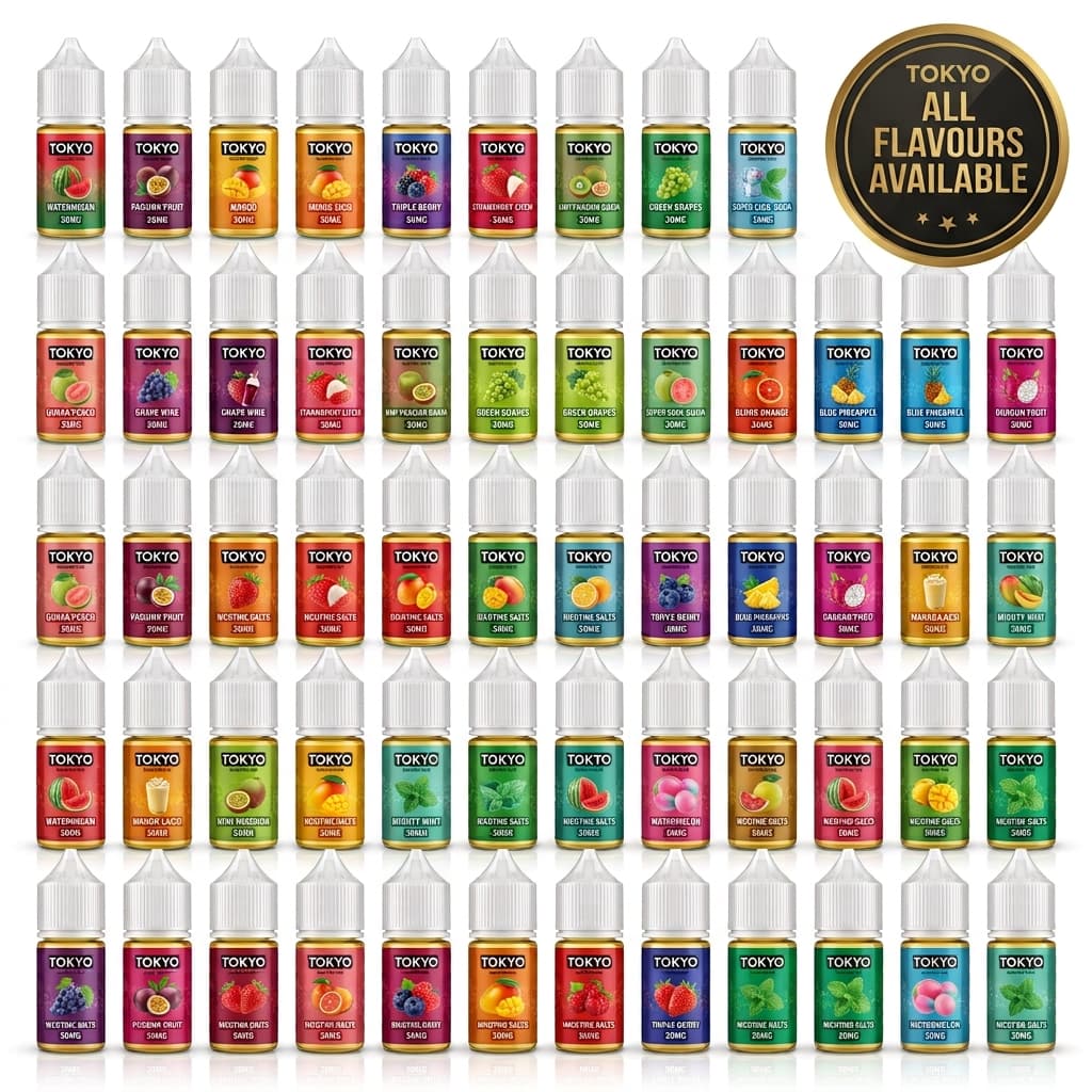 TOKYO E-Liquids Full Flavor Collection – Premium Nicotine Salts (30mg & 50mg)