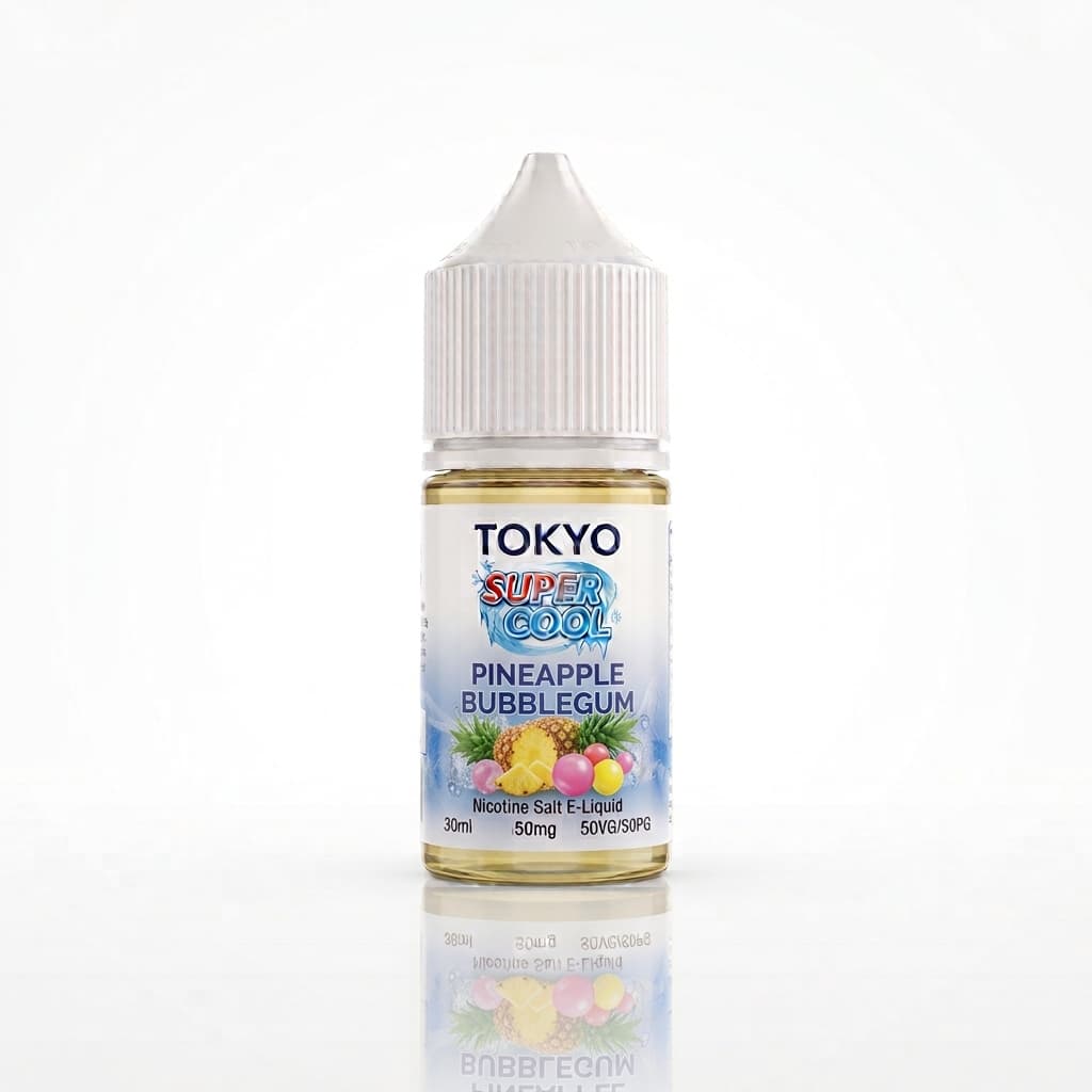 TOKYO Super Cool Pineapple Bubblegum Nic Salt 30ml – 30mg / 50mg