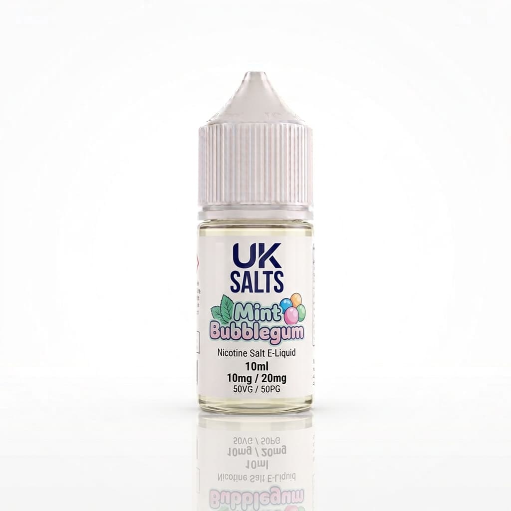 UK Salts Mint Bubblegum Nic Salt 10ml – 10mg / 20mg